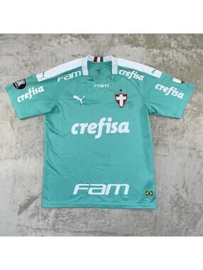 Puma Palmeiras Third 2019 Sponsor Jersey Emerson Santos #3 Brazil Size Medium